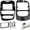 Kit montaggio installazione autoradio 10.1" / 9" pollici mascherina adattatore radio compatibile con: Renault Clio 2016-2019
