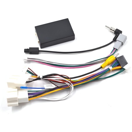 Kit montaggio installazione autoradio 10.1" / 9" pollici mascherina adattatore radio compatibile con: Renault Clio 2016-2019