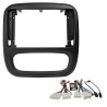 Kit montaggio installazione autoradio da 9" pollici mascherina adattatore radio compatibile con: Opel Vivaro 2014-2019 / Renault Trafic 2014-2021 / Nissan NV300 2016-2020