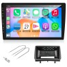 Kit Autoradio Android 14, DSP 4-32gb, Tasti fisici, USB-C / USB frontali e Carplay Adroid auto + mascherina e adattatori grande schermo 9" pollici Compatibile con: Renault Clio 2005-2014