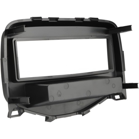 Kit montaggio installazione autoradio 1 DIN mascherina adattatore radio compatibile con: Citroen C1 / Peugeot 108 / Toyota Aygo 2014-2021