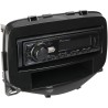Kit montaggio installazione autoradio 1 DIN mascherina adattatore radio compatibile con: Citroen C1 / Peugeot 108 / Toyota Aygo 2014-2021