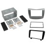 Kit di montaggio per autoradio 2 DIN supporto mascherina e Plancia radio compatibile con Lancia Delta colore grigio silver