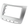 Kit di montaggio per autoradio 2 DIN supporto mascherina e Plancia radio compatibile con Lancia Delta colore grigio silver