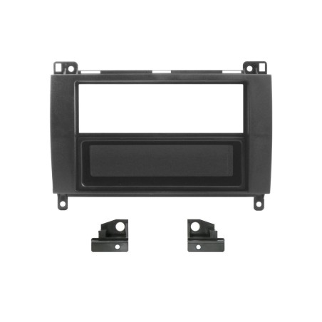 Mascherina adattatore installazione autoradio radio stereo 1 DIN compatibile con: Mercedes Classe A, B, Vito, Viano, Sprinter, W639, W169, W245