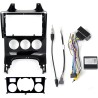 Kit montaggio installazione autoradio da 9" pollici mascherina adattatore radio compatibile con: Peugeot 3008 (2009-2016) e 5008 (2009-2016) auto e manual clima