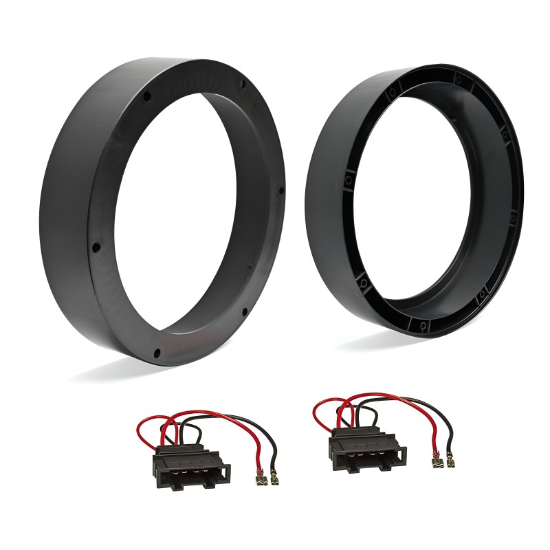 Sound Way Kit Installazione Altoparlanti da 20 cm distanziali casse supporti compatibili con Volkswagen VW e Skoda da 4 cm