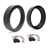 Sound Way Kit Installazione Altoparlanti da 20 cm distanziali casse supporti compatibili con Volkswagen VW e Skoda da 4 cm