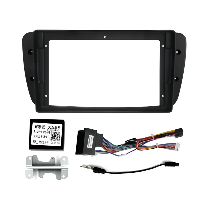 Kit montaggio installazione autoradio da 9" pollici mascherina adattatore radio compatibile con: SEAT Ibiza 2008-2015