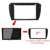 Kit montaggio installazione autoradio da 9" pollici mascherina adattatore radio compatibile con: SEAT Ibiza 2008-2015