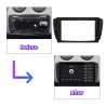 Kit montaggio installazione autoradio da 9" pollici mascherina adattatore radio compatibile con: SEAT Ibiza 2008-2015
