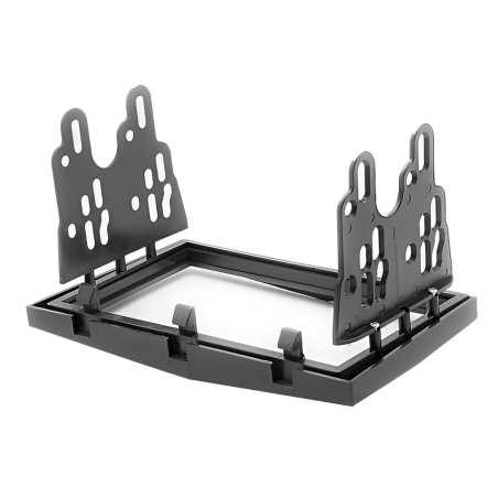 Kit di montaggio per autoradio 2 DIN supporto mascherina radio compatibile con Opel Astra, Antara, Corsa, Zafira nero