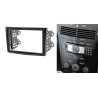 Kit di montaggio per autoradio 2 DIN supporto mascherina radio compatibile con Opel Astra, Antara, Corsa, Zafira nero