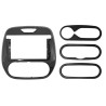Kit montaggio installazione autoradio da 9" pollici mascherina adattatore radio compatibile con Renault Captur 2013-2019