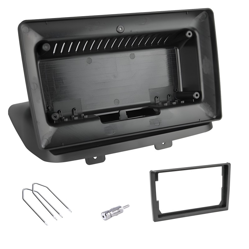 Kit montaggio installazione autoradio da 9" pollici mascherina adattatore radio compatibile con Fiat Doblo 2000-2010