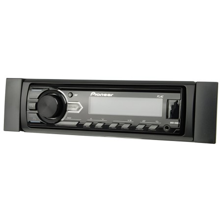 Kit montaggio installazione autoradio 1 DIN mascherina adattatore radio compatibile con: Audi A3 / A6 - SEAT Leon / Toledo / Fiat Scudo