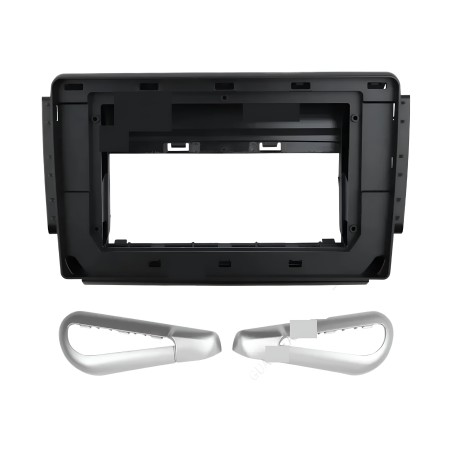 Kit montaggio installazione autoradio 10.1" / 9" pollici mascherina adattatore radio compatibile con:  Peugeot (2008) 2013-2019