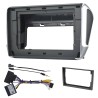 Kit montaggio installazione autoradio 10.1" / 9" pollici mascherina adattatore radio compatibile con:  Peugeot (2008) 2013-2019