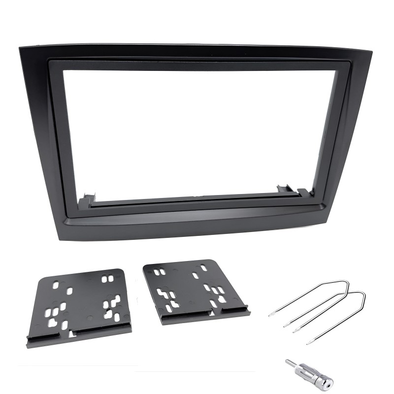 Kit di montaggio per autoradio 2 DIN supporto mascherina radio compatibile con Fiat Doblò / Opel Combo 2015- 2023