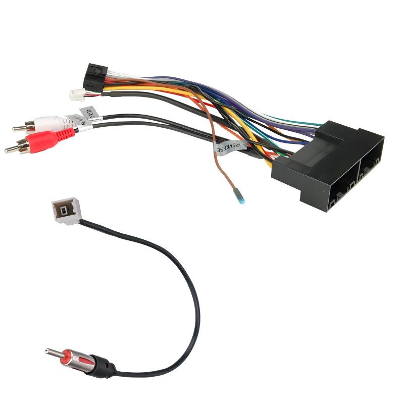 Cavo adattatore interfaccia connettore ISO e d'antenna compatibile con KIA, Hyundai