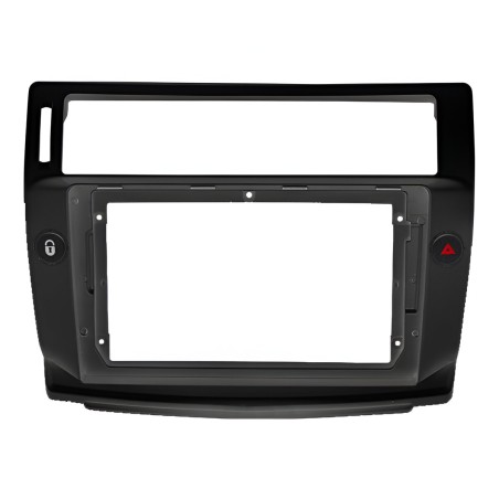 Kit montaggio installazione autoradio da 9" pollici mascherina adattatore radio compatibile con  Citroen C4 2004-2010
