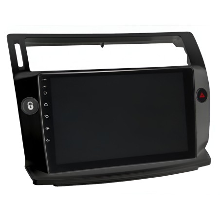Kit montaggio installazione autoradio da 9" pollici mascherina adattatore radio compatibile con  Citroen C4 2004-2010