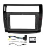 Kit montaggio installazione autoradio da 9" pollici mascherina adattatore radio compatibile con  Citroen C4 2004-2010