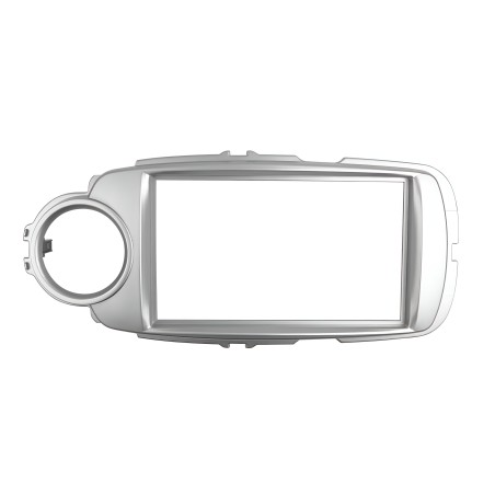 Kit di montaggio per autoradio 1 DIN /2 DIN supporto mascherina radio compatibile con Toyota Yaris 2011-2017