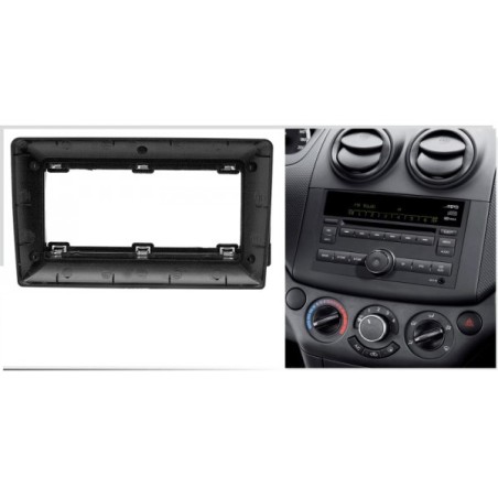 Kit montaggio installazione autoradio da 9" pollici mascherina adattatore radio compatibile con Chevrolet Aveo 2007-2011 Captiva 2006-2011 Epica 2006-2011 Lova 2007-2011