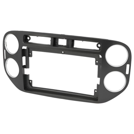 Kit montaggio installazione autoradio da 9" pollici mascherina adattatore radio compatibile con Volkswagen VW Tiguan 2011-2016