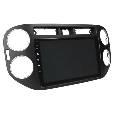 Kit montaggio installazione autoradio da 9" pollici mascherina adattatore radio compatibile con Volkswagen VW Tiguan 2011-2016