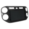 Kit montaggio installazione autoradio da 9" pollici mascherina adattatore radio compatibile con Volkswagen VW Tiguan 2011-2016