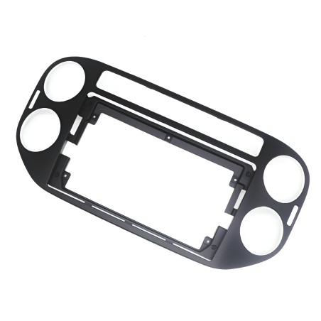 Kit montaggio installazione autoradio da 9" pollici mascherina adattatore radio compatibile con Volkswagen VW Tiguan 2011-2016