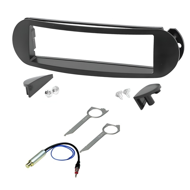 Sound-Way Kit di Montaggio Autoradio 1 DIN | Cornice Adattatore Cruscotto | Compatibile con Volkswagen New Beetle 1997-2010 | Installazione Rapida e Sicura