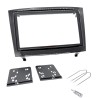 Kit di montaggio per autoradio 2 DIN supporto mascherina radio compatibile con Fiat Doblò / Opel Combo 2015- 2023 nero lucido