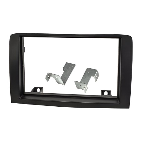 Kit di montaggio per autoradio 2 DIN supporto mascherina e Plancia radio compatibile con Fiat Idea / Lancia Musa