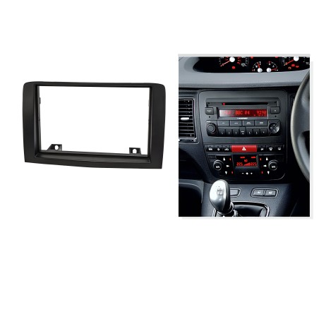 Kit di montaggio per autoradio 2 DIN supporto mascherina e Plancia radio compatibile con Fiat Idea / Lancia Musa