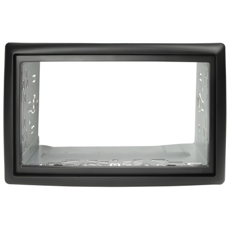 Kit Installazione Autoradio 2 DIN compatibile con Renault Mégane II 2002-2009 – Mascherina + Supporto Montaggio – Cornice Nero OEM – Adattatore Cruscotto Auto