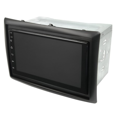 Kit Installazione Autoradio 2 DIN compatibile con Renault Mégane II 2002-2009 – Mascherina + Supporto Montaggio – Cornice Nero OEM – Adattatore Cruscotto Auto