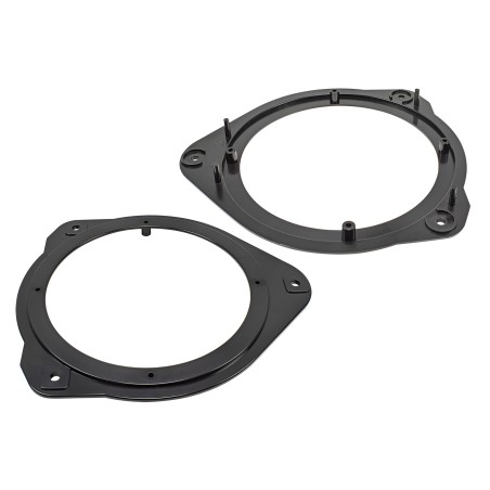 Sound Way - Adattatori per Altoparlanti da 165 mm (6.5") per Audi A1 (2010-2018) - Supporti in Plastica per Pannelli Laterali Posteriori + Cavi Connettori Inclusi