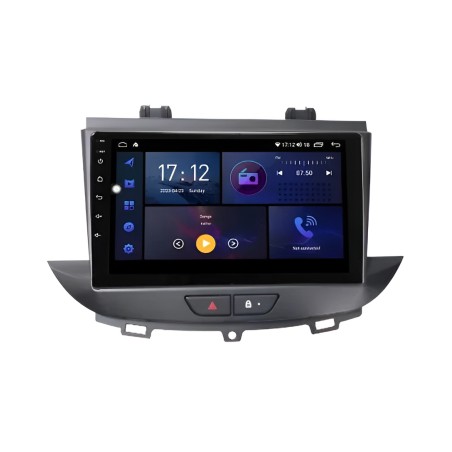 Sound Way marco adaptador radio 9" para Opel Grandland 2016-2020 con CAN BUS y adaptador de antena