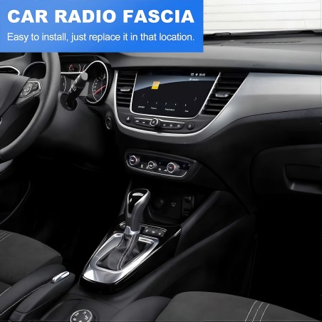 Sound Way marco adaptador radio 9" para Opel Grandland 2016-2020 con CAN BUS y adaptador de antena