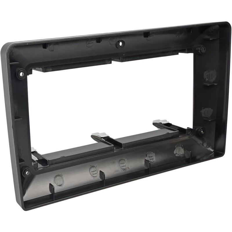 Sound Way marco universal 9" para radio, 230/220 x 130 mm, negro, ideal como recambio o para autocreaciones