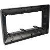 Sound Way marco universal 9" para radio, 230/220 x 130 mm, negro, ideal como recambio o para autocreaciones