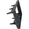 Sound Way marco universal 9" para radio, 230/220 x 130 mm, negro, ideal como recambio o para autocreaciones