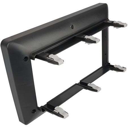 Sound Way marco universal 9" para radio, 230/220 x 130 mm, negro, ideal como recambio o para autocreaciones