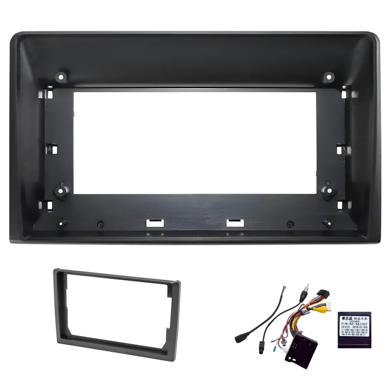 Kit montaggio installazione autoradio schermo 10.1" / 9" pollici mascherina adattatore radio compatibile con: MG ZS 2020 - 2024